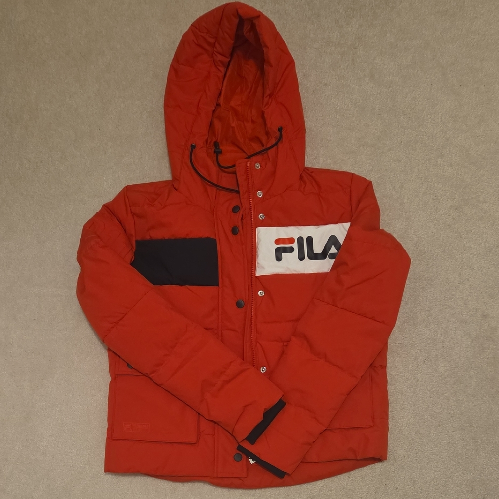 Fila Bold Red Hooded Jacket